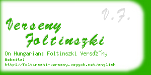 verseny foltinszki business card